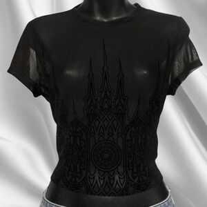Killstar Cathedral Mesh Top